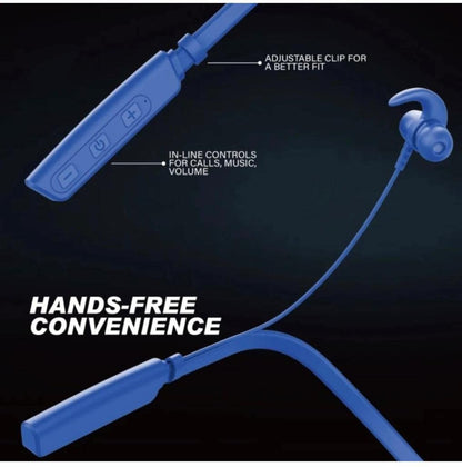 Bluetooth Headset  (Blue, In the Ear)