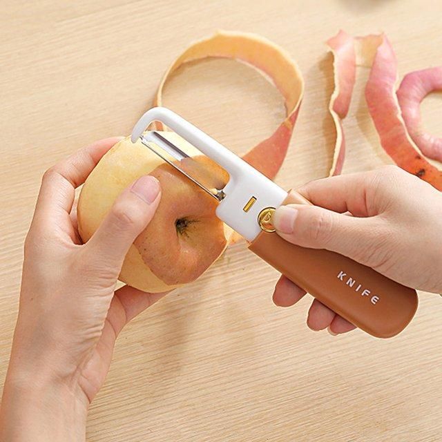 Knife Kitchen Knife Peeler Portable Knife for Fruit 2 in 1 Knife and Peeler for Kitchen Travel